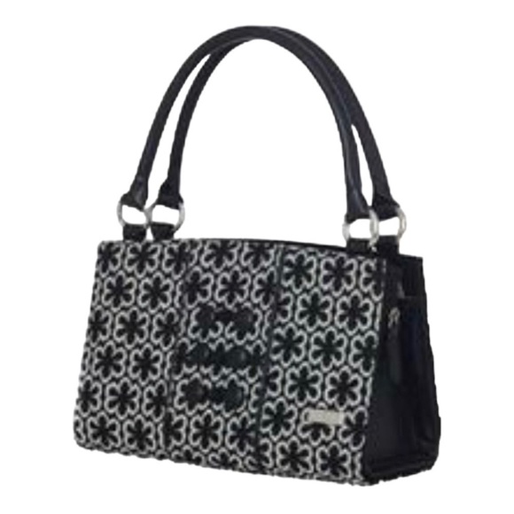 5/$25 SALE Miche Fabric Sherry Classic Bag Shell Black White - Picture 5 of 5